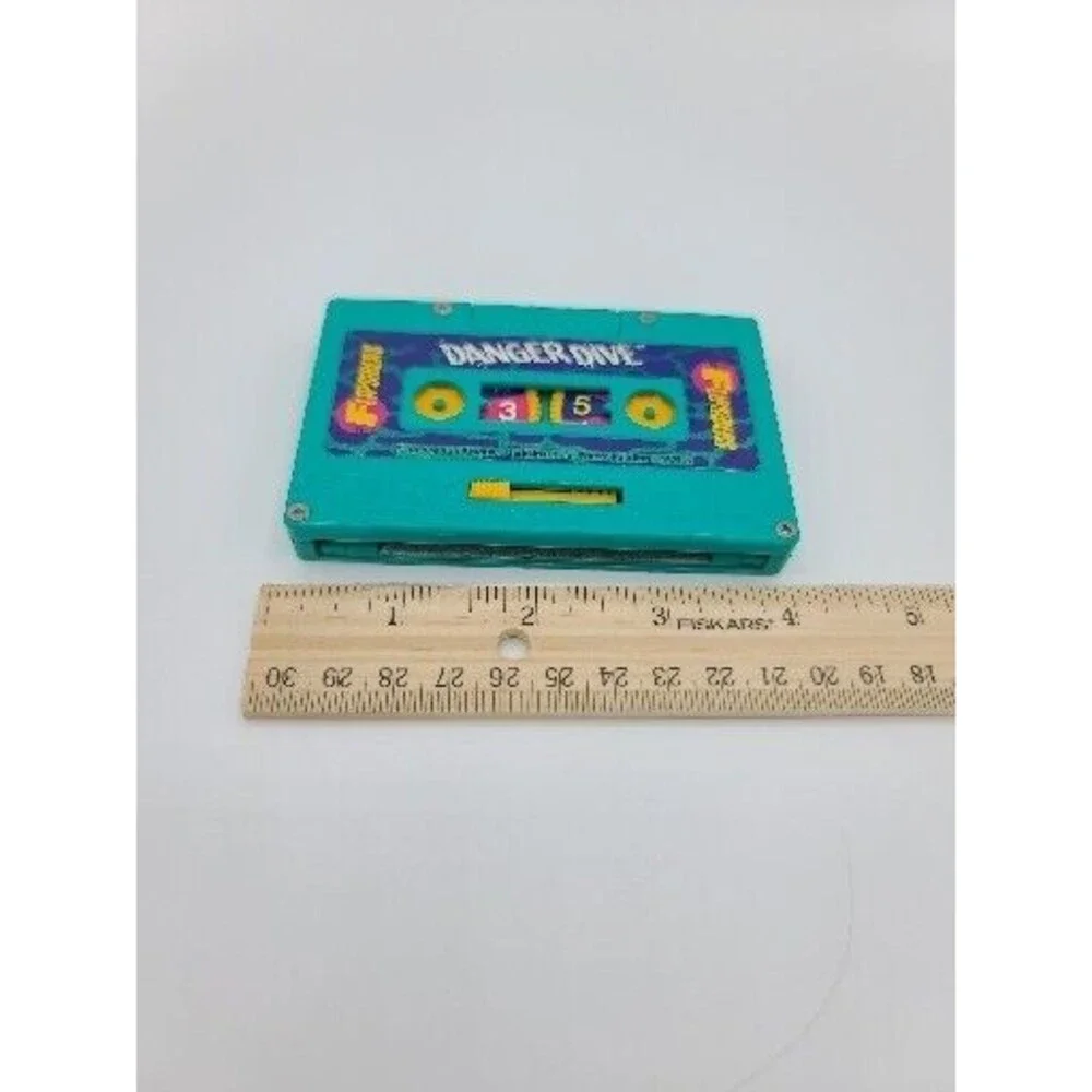 Vintage Danger Dive Flipsider Cassette Tape Shape Milton Bradley Game 1988